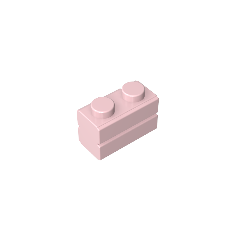 1x2 checkered brick city wall brick