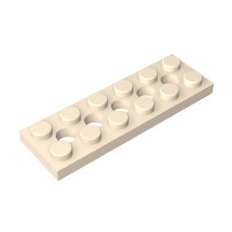 2x6 with 5-hole plate