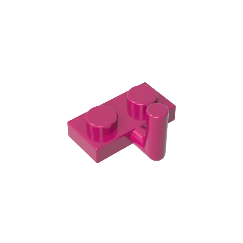 1x2 single side plate with upward curved handle