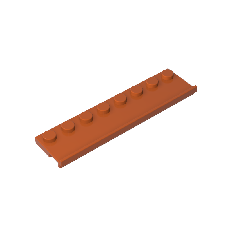1x8 single side door track with sliding groove