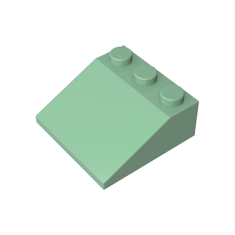3x3 25° sloping brickwork