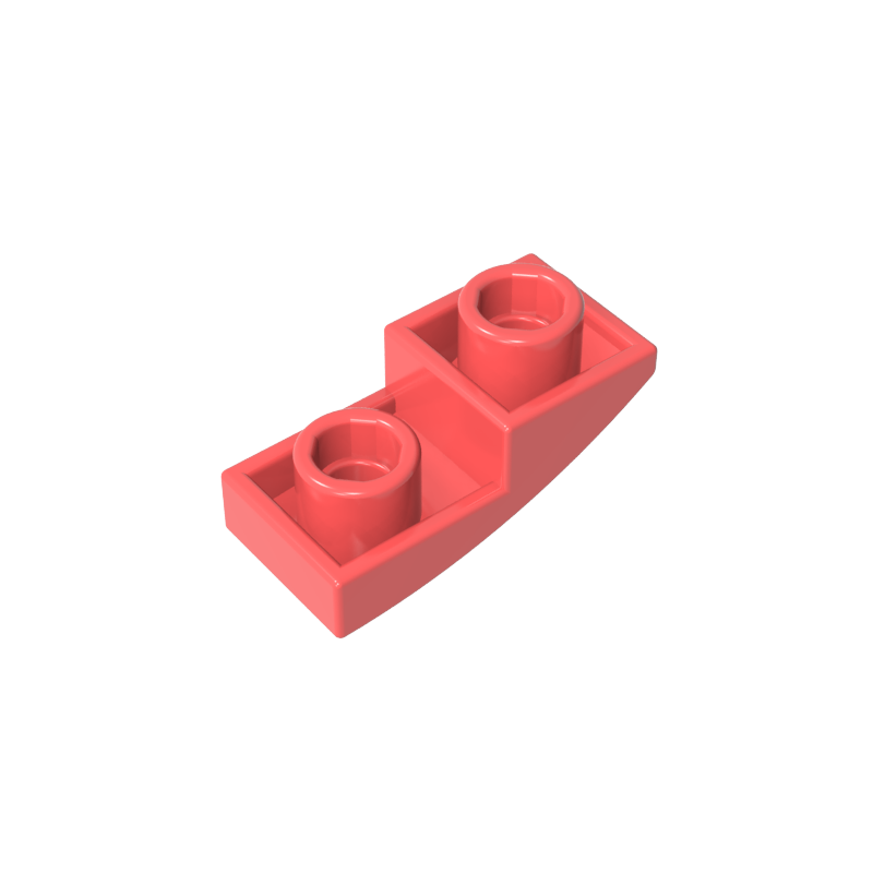 1x2 Reverse Curved Part