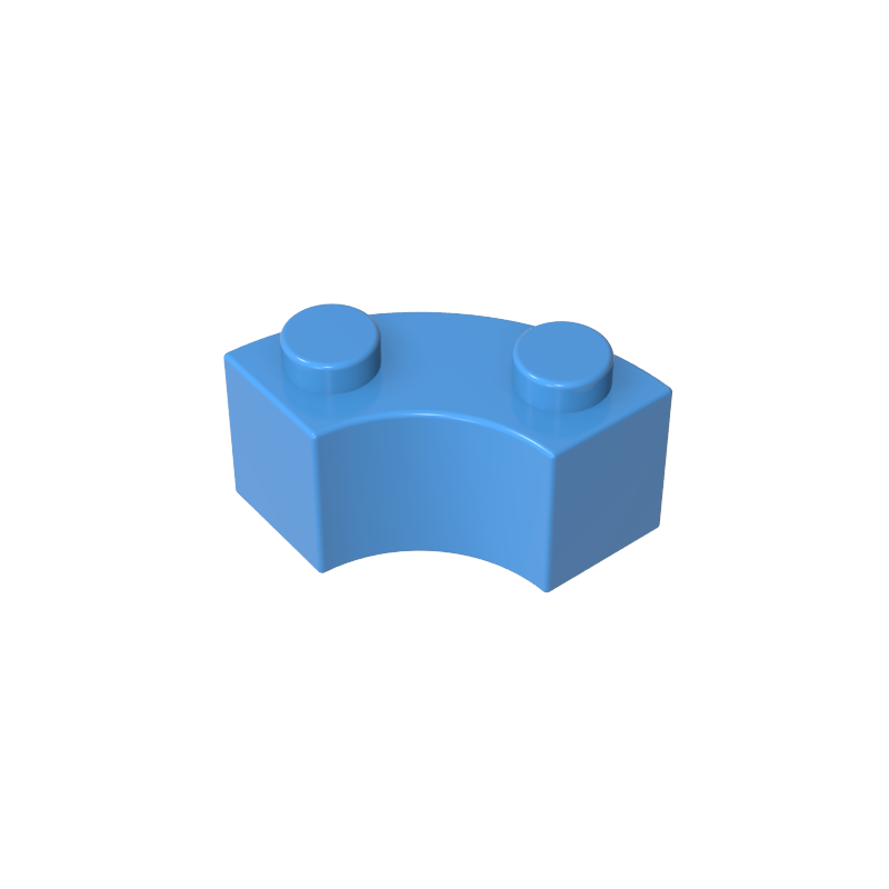 2x2 Curved Brick