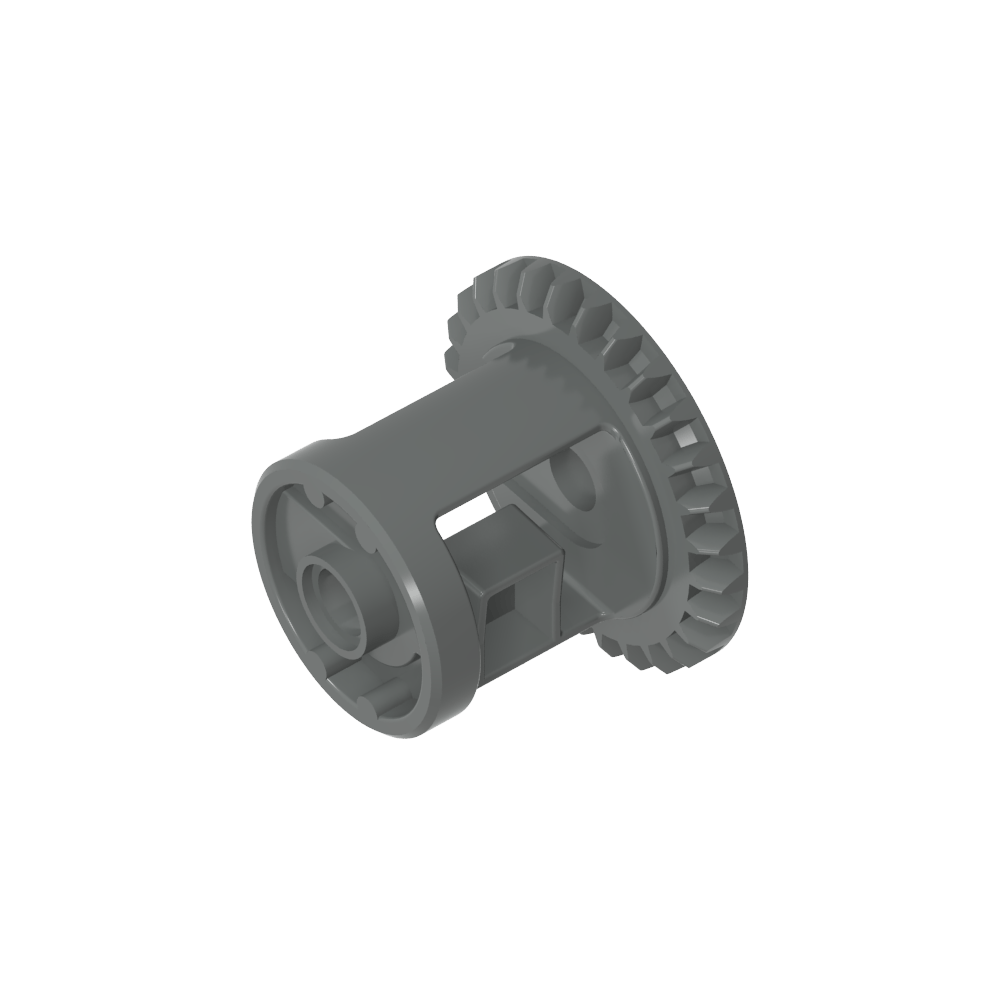 Technic Gear Differential with Inner Tabs and Closed Center, 28 Bevel Teeth [Beveled Edge]