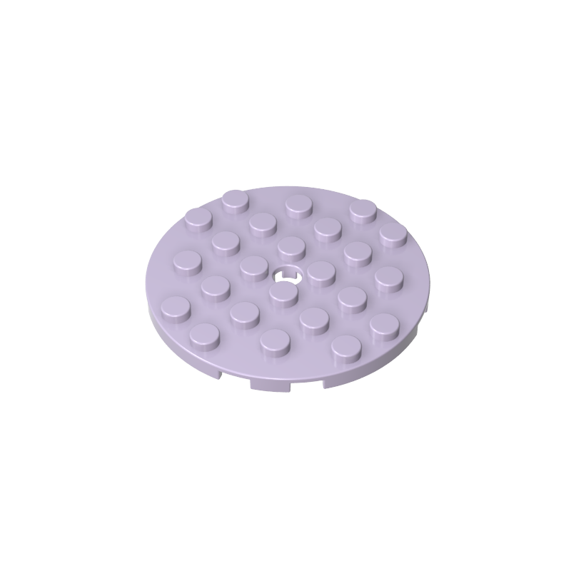 6x6 round plate