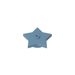 4x4x2/3 Five-pointed star