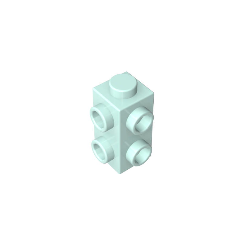 1x1x2 double-sided brick with raised dots