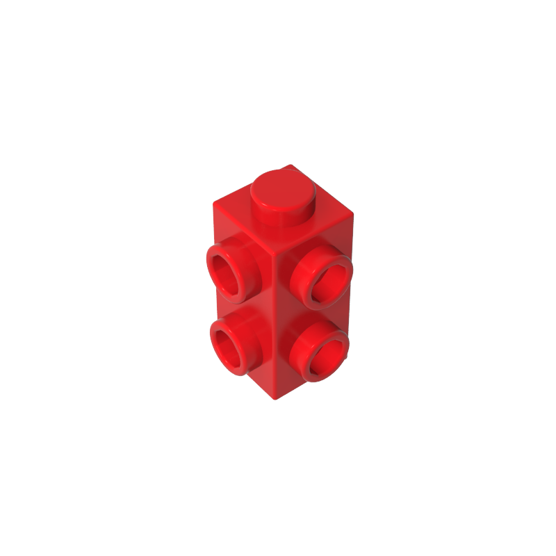 1x1x2 double-sided brick with raised dots