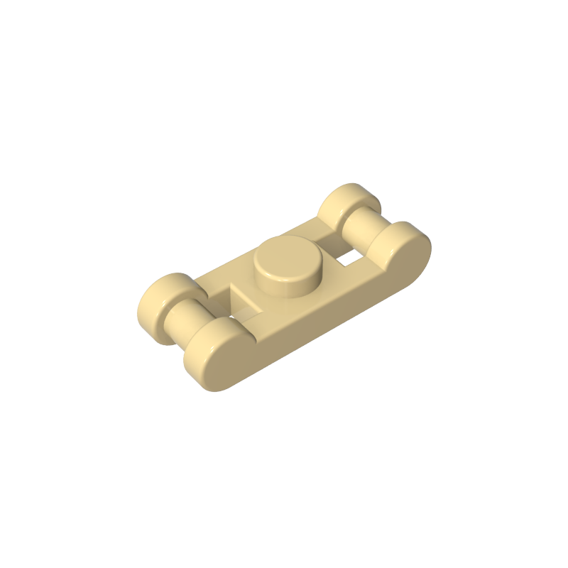 1x1 double armrests with hinge plates