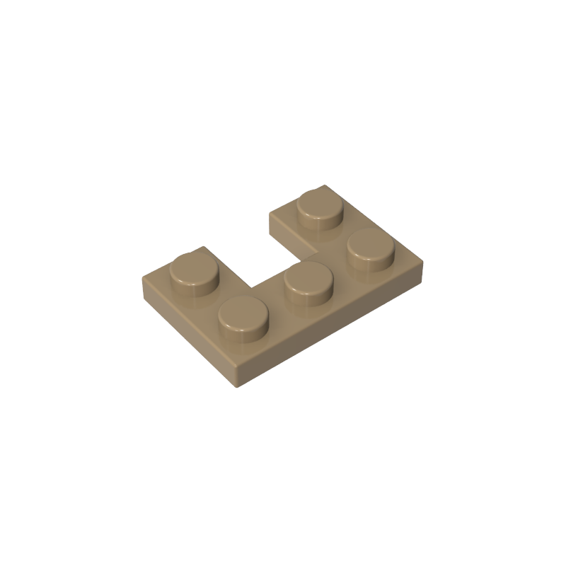 2x3 notched special plate