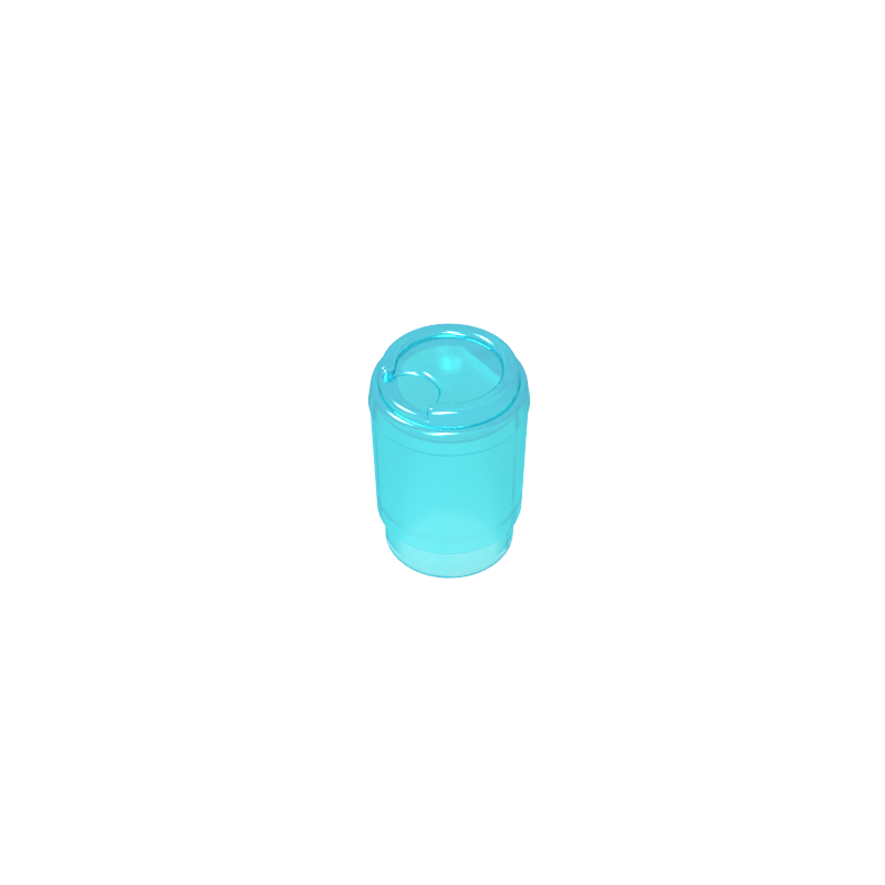 Minifigure holding a coffee cup or takeaway cup