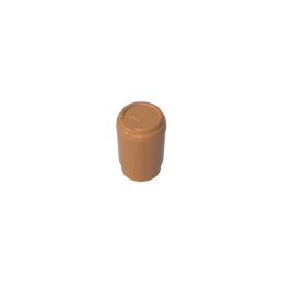 Minifigure holding a coffee cup/takeout cup