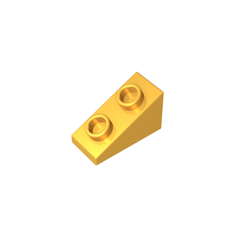 1x2x1 sloped bricks