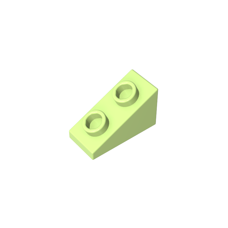 1x2x1 sloped bricks