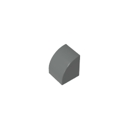 1x1x1 curved brick