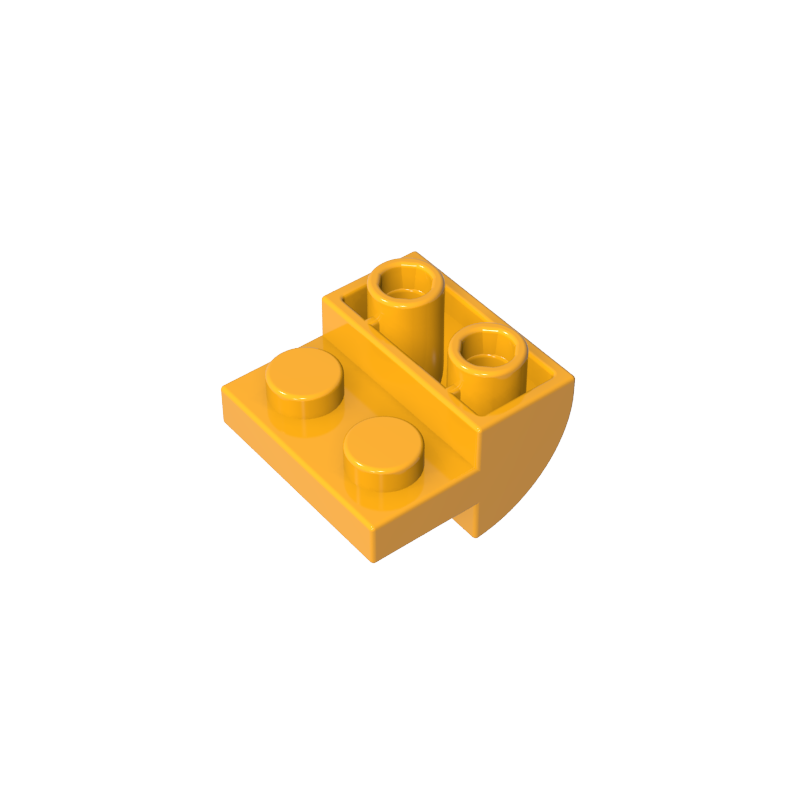 2x2x1 reverse curved brick