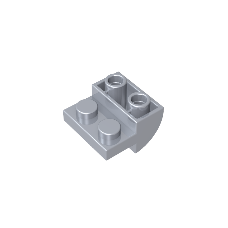 2x2x1 reverse curved brick