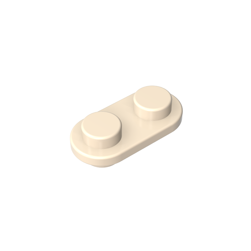 1x2 rounded corner double-sided parts