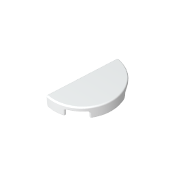 Arc semicircular light panel