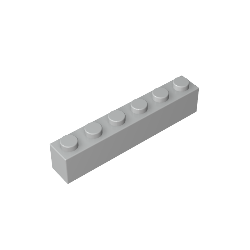 1x6 baseless column bricks