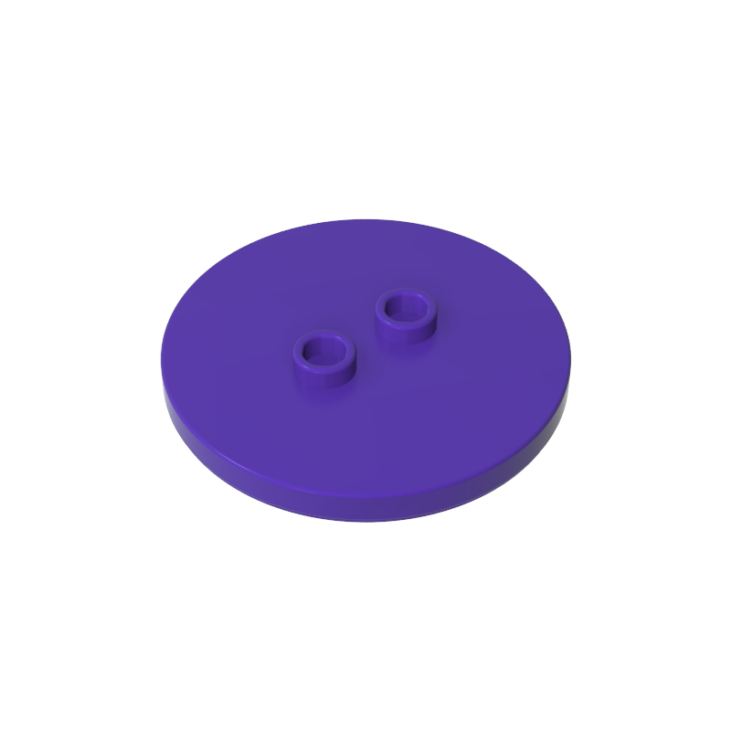 4x4 round minifigure base
