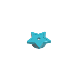1x1 Five-pointed star decoration