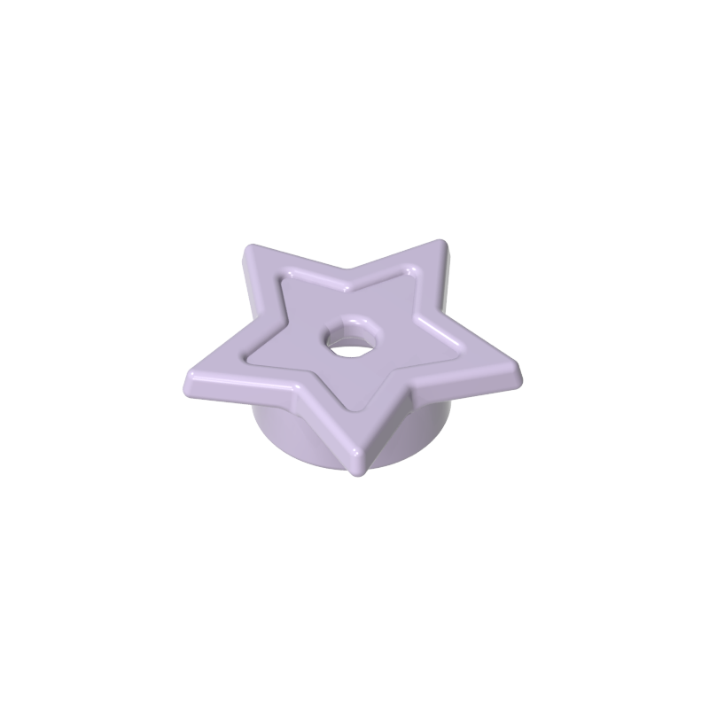 1x1 Five-pointed star decoration