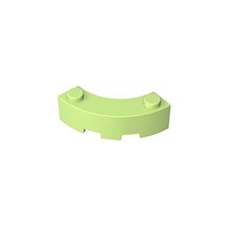 3x3 curved brick