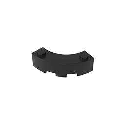 3x3 curved bricks