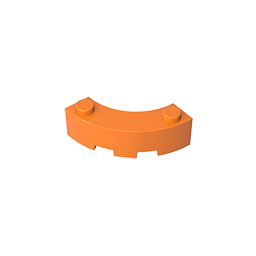 3x3 curved bricks