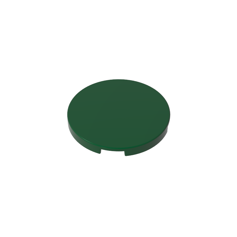 Placa circular lisa de 3x3
