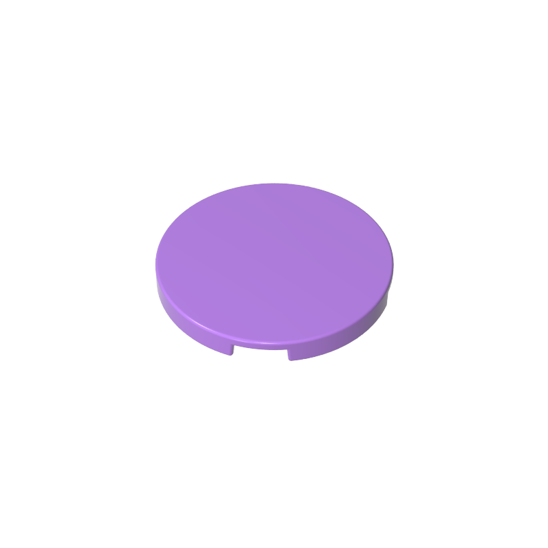3x3 smooth round plate
