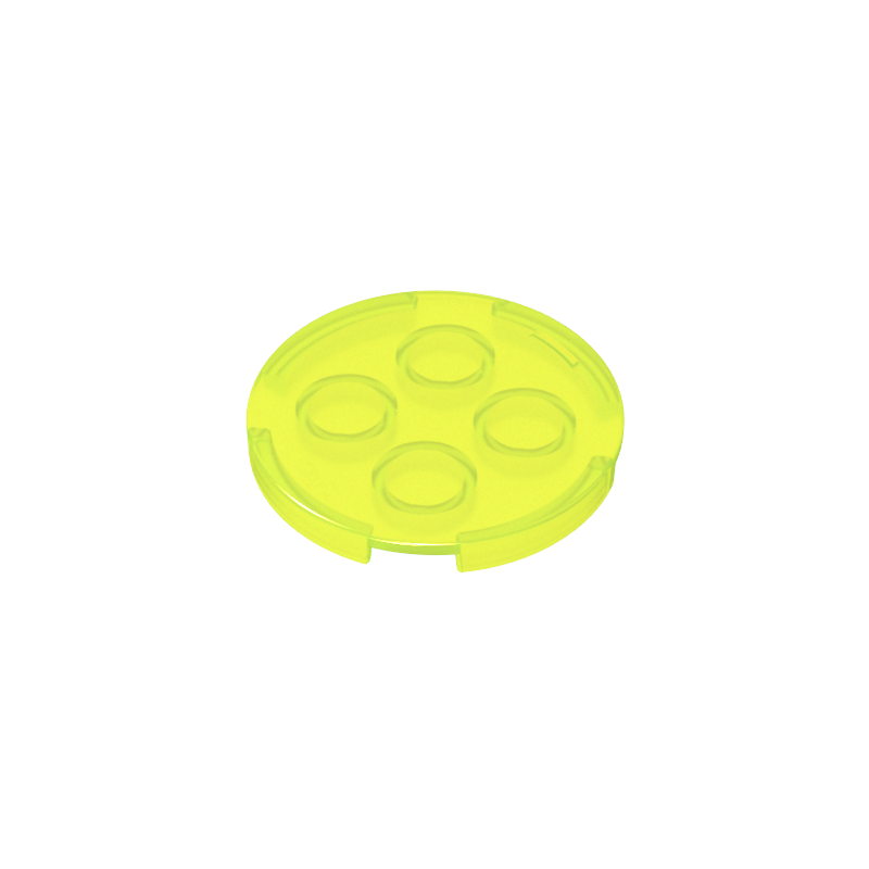 3x3 smooth round plate