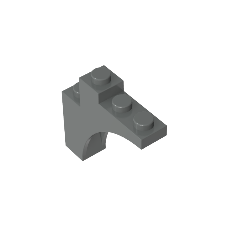 1x4x3 curved brick