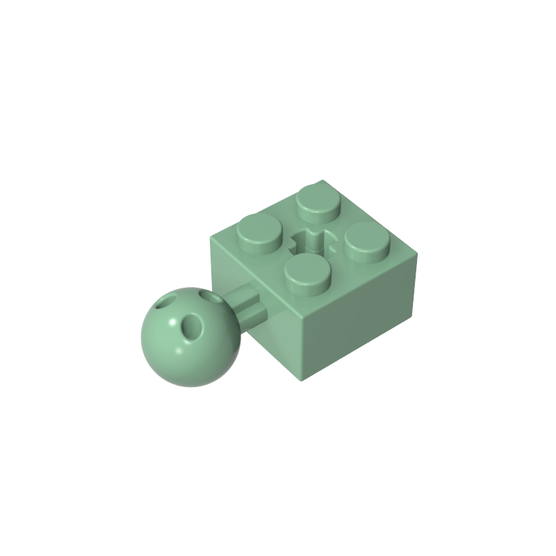 2x2 Single-sided ball joint brick/ball head ∮10.25
