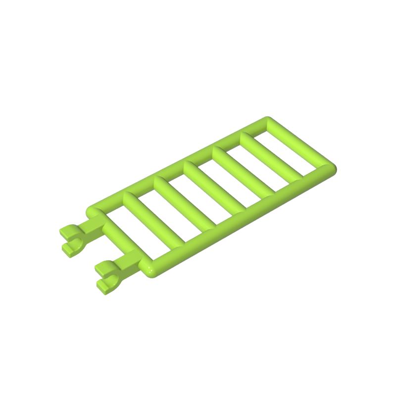 7x3 Single-sided trapezoidal fence component with clamp