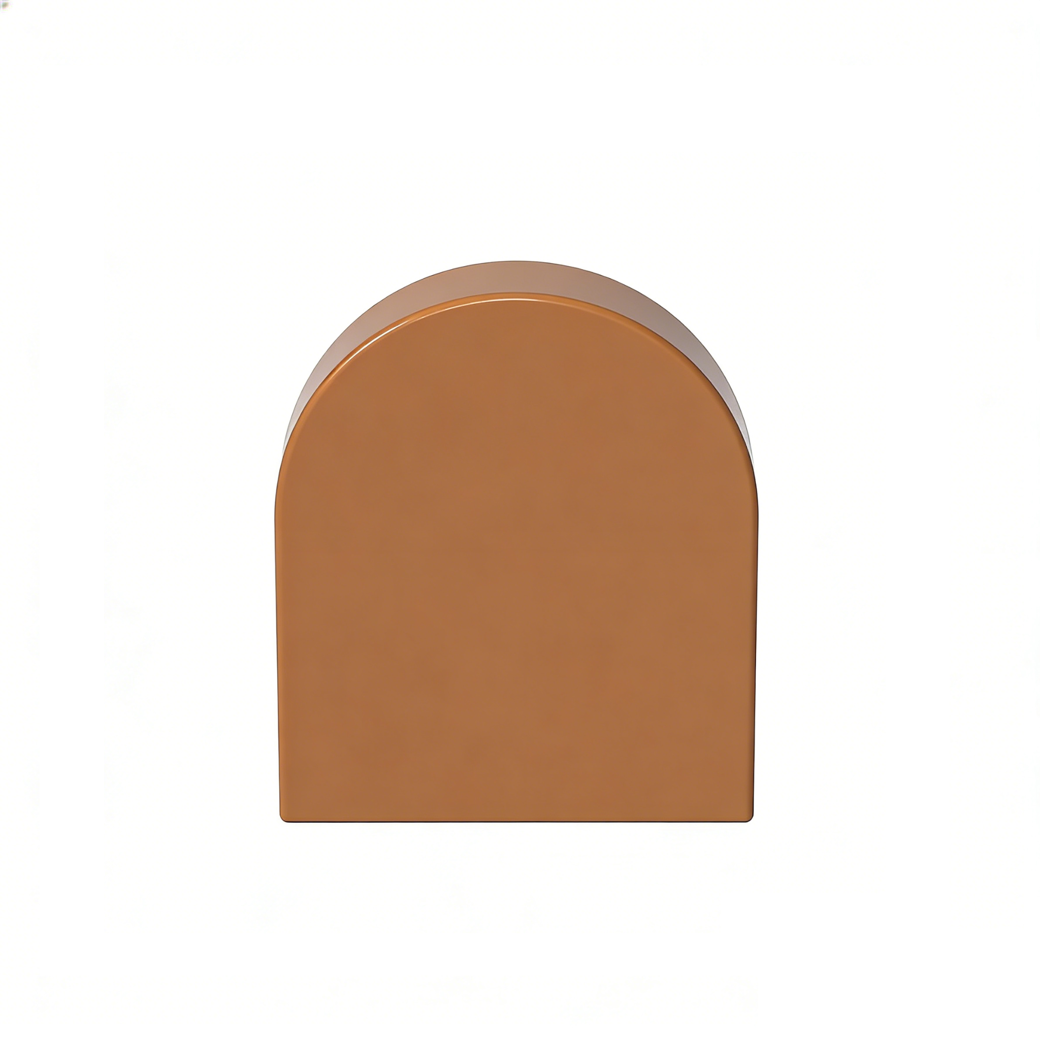 24246 Płytka 1 x 1 Półkole-GOBRICKS Płytka jasna z nadrukiem na zamówienie S/jednostronna