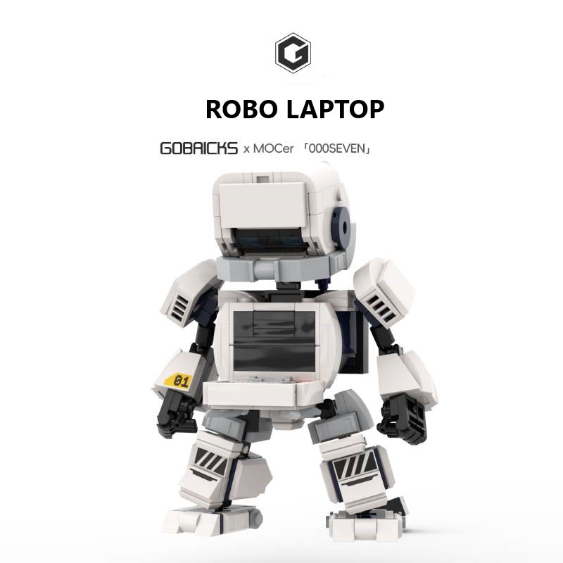 Klocki konstrukcyjne GOBRICKS ROBO LAPTOP