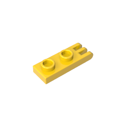 1x2 three finger hinge plate