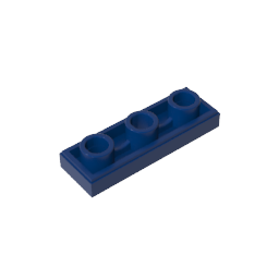 1x3 Reverse Glossy Brick with Hole