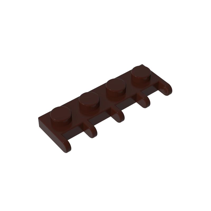 1x4 hinge plate, 5-claw side