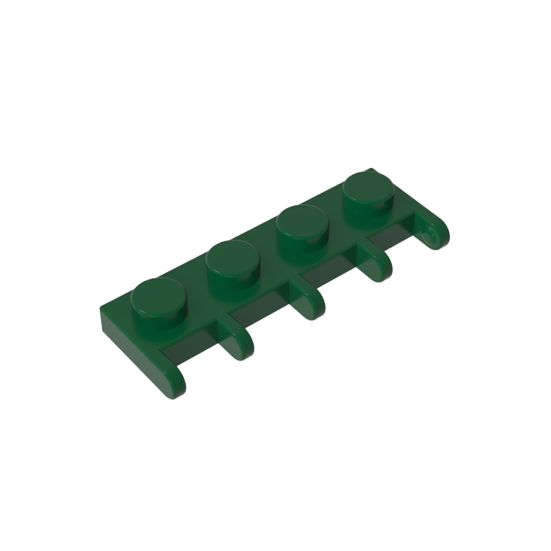 1x4 hinge plate, 5-claw side
