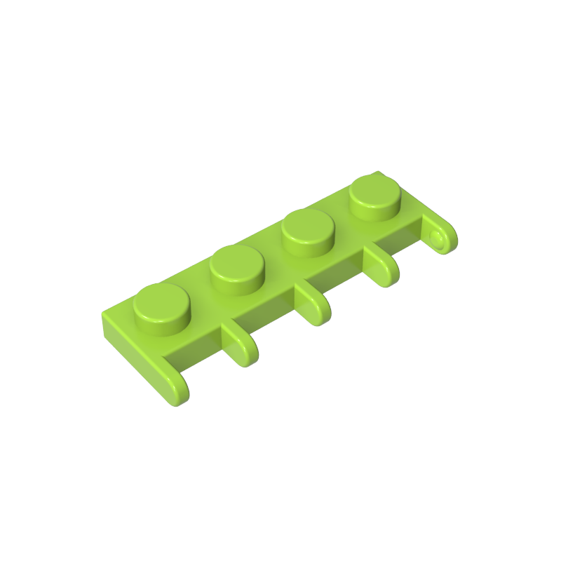 1x4 hinge plate, 5-claw side