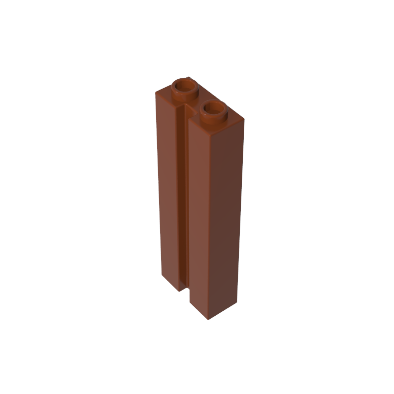 1x2x5 grooved brick