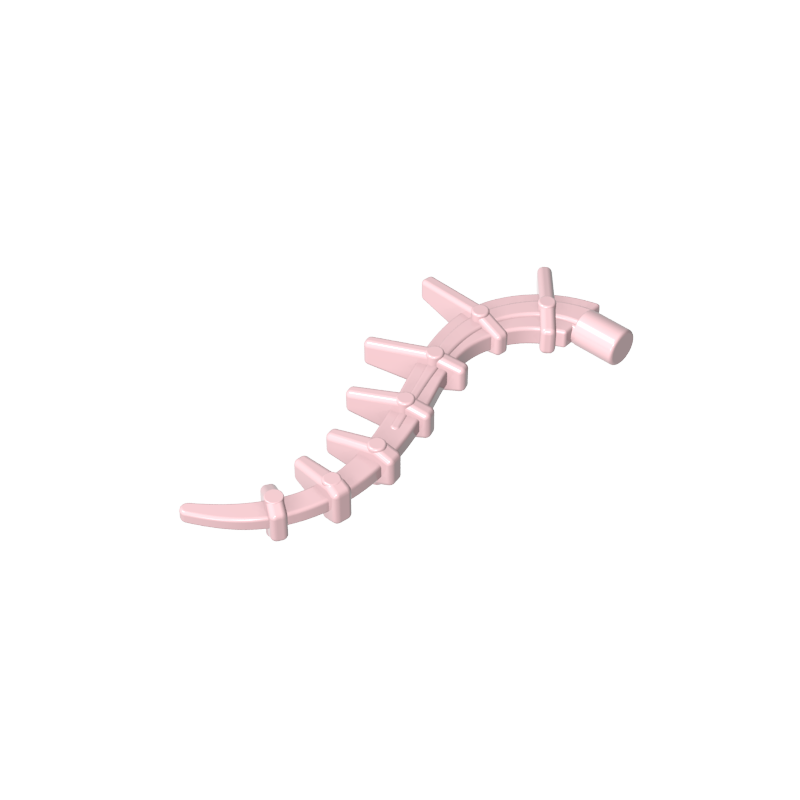 Parte del cuerpo de una planta o criatura, enredadera, cola o tentáculo, espina dorsal de Bionicle, puntiaguda.