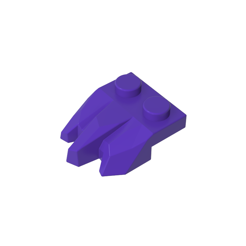 2x2 Three-Finger Rock-Shaped Plate