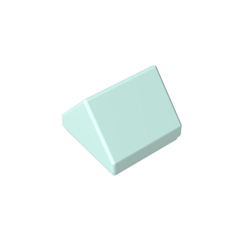 1x1 two-way 45° sloped tile