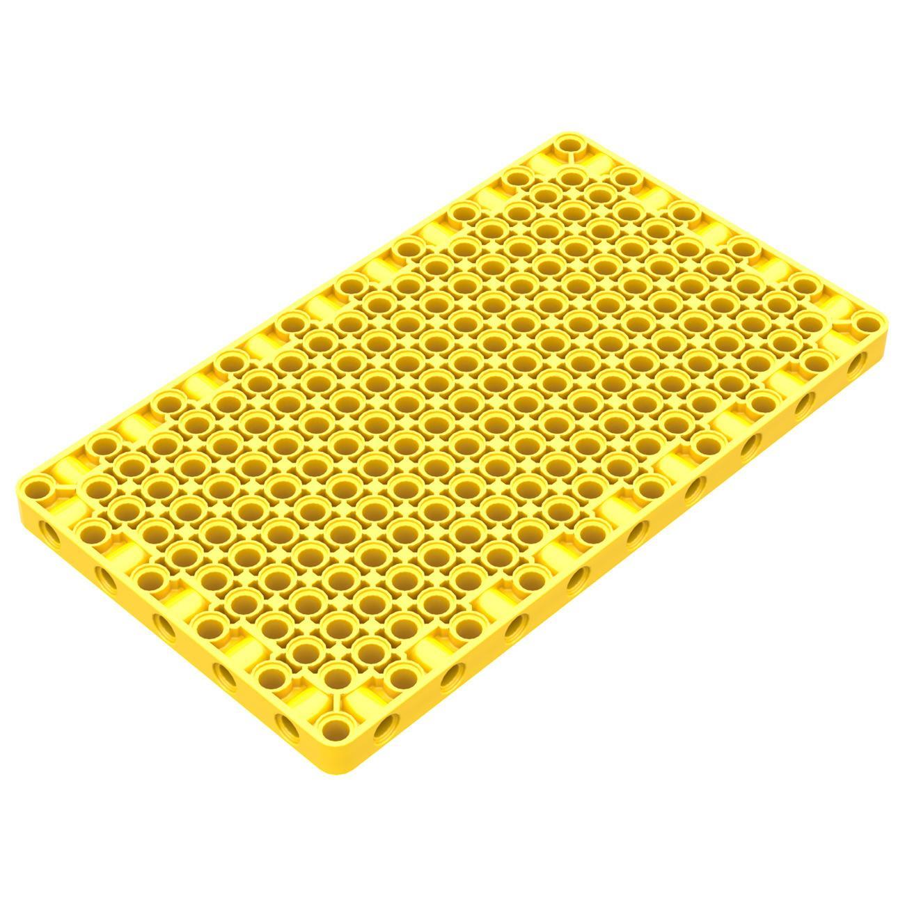 Pojedyncza Mechaniczna Płyta Konstrukcyjna 39369 Z Otworami - 11x19 Kompatybilna Z Płytami Bazowymi Technic (nie Marki Gobricks)