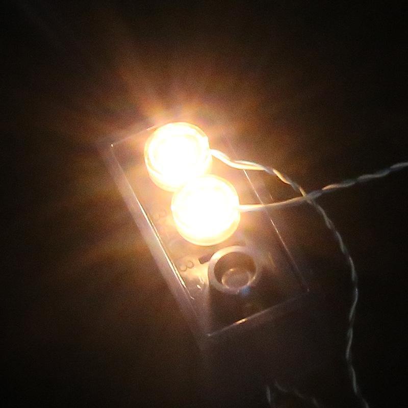 Okrągłe klocki LED, kompatybilne z akcesoriami oświetleniowymi z małymi cząsteczkami, kolorowe elementy oświetleniowe i akcesoria dekoracyjne