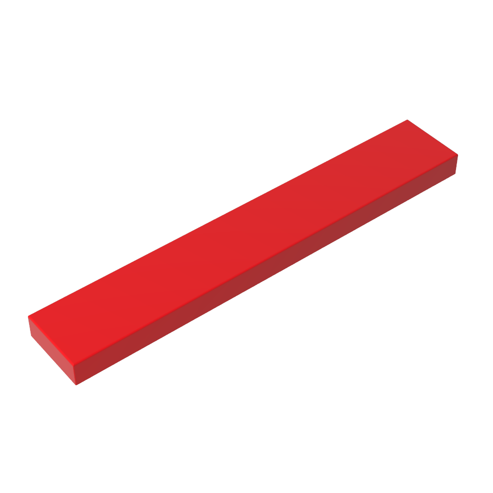 Tile 1 x 6 with Groove 6636